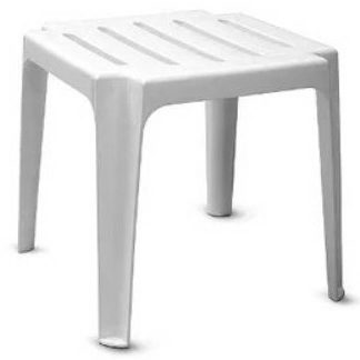 Столик TWEET пластиковый, белый, размер 43х44х44