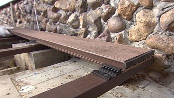 Доска из ДПК шовная 140x25х2800 мм WOOZEN DN25