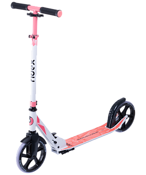 БЕЗ УПАКОВКИ Самокат 2-колесный Marvellous 200 мм, белый/коралловый БЕЗ УПАКОВКИ Самокат 2-колесный Marvellous 200 мм, белый/коралловый