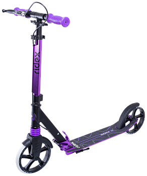 УЦЕНКА Самокат 2-колесный Sigma 200 мм, ручной тормоз, черный/фиолетовый УЦЕНКА Самокат 2-колесный Sigma 200 мм, ручной тормоз, черный/фиолетовый